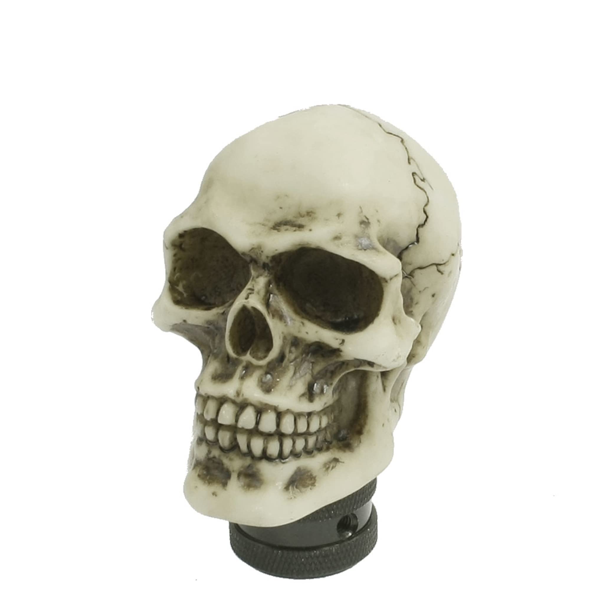 Uxcell White Sourcingmap Skull Head Shape Gear Shift Knob For Auto Car