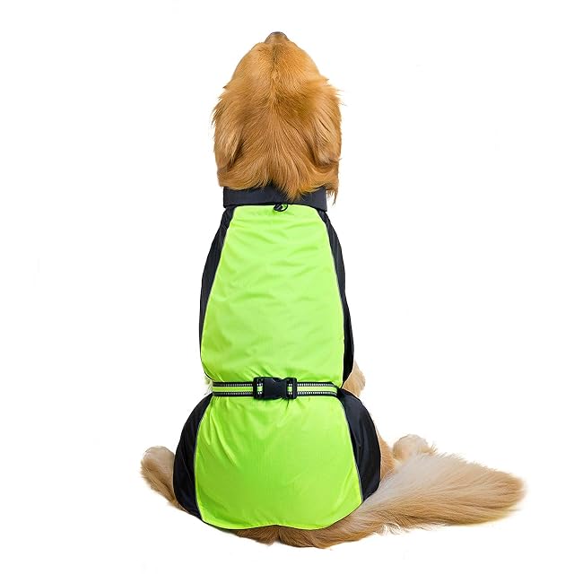 Foto 6 de 8 de Ranphy Impermeable para Perros Tiras Reflectivas Chubasquero Transpirable Ropa Seguras Jacket Abrigo Chaqueta…