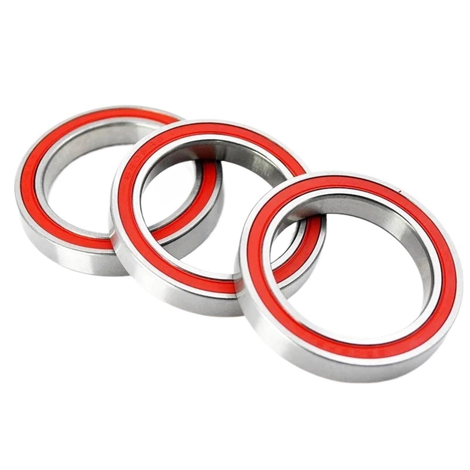Lot de 2 roulements à billes hybrides en céramique for vélo, 15, 24, 25, 30 mm, 6800, 6802, 6805, 6806, 6901, 6902, 2RS, 15267, 16287, 17287, 18307, 24377(6901 12x24x6mm)