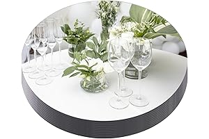 12'' Round Glass Mirrors for Centerpieces Set of 12