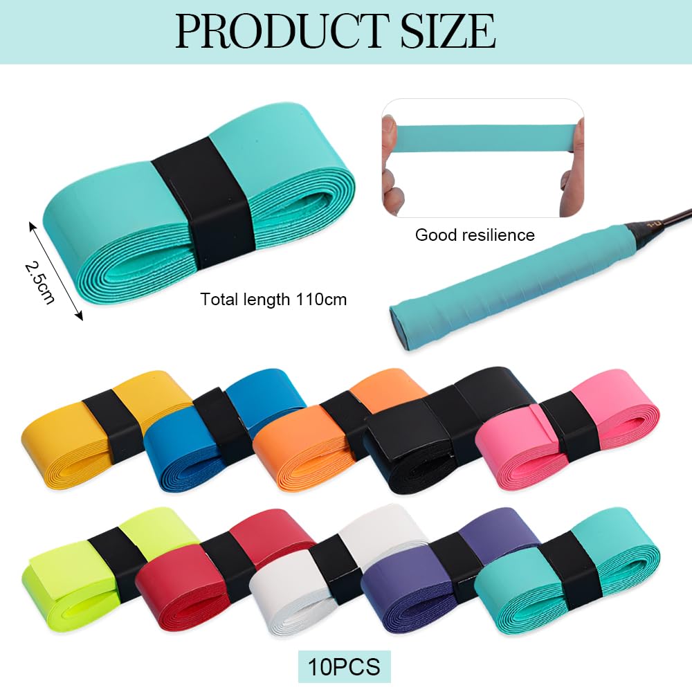 Cinta Raqueta Tenis 110 CM Overgrip Antideslizante Bádminton Squash Ping Pong Hockey