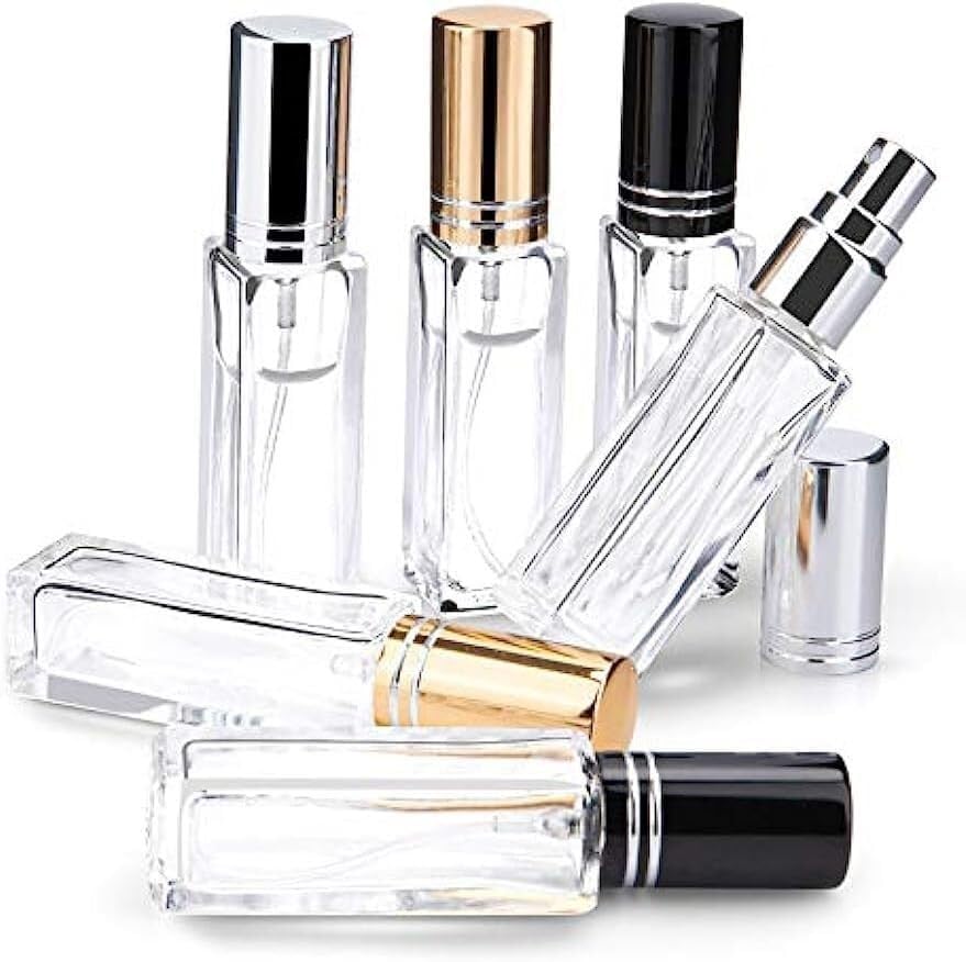 Mini Bottiglie Di Profumo Da Viaggio, Atomizzatore Di Profumo 6 Pezzi Bottiglia Di Profumo Vuota Riutilizzabile 10ml Minimo Formato Da Viaggio Portatile Bottiglie Di Profumo Spruzzatore Bottiglia Di P