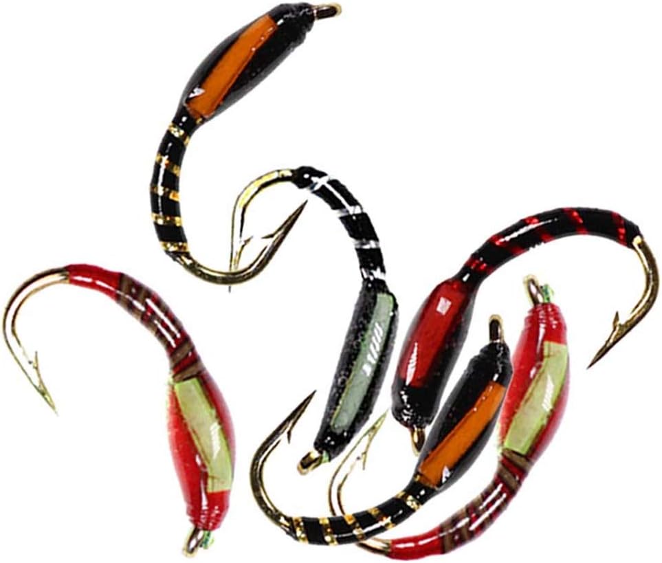 24Pcs Fly Fishing Flies Trout Lures Fishing Tackle Fly Fishing Flies with Boxed Trout Bass Artificial Fish Bait