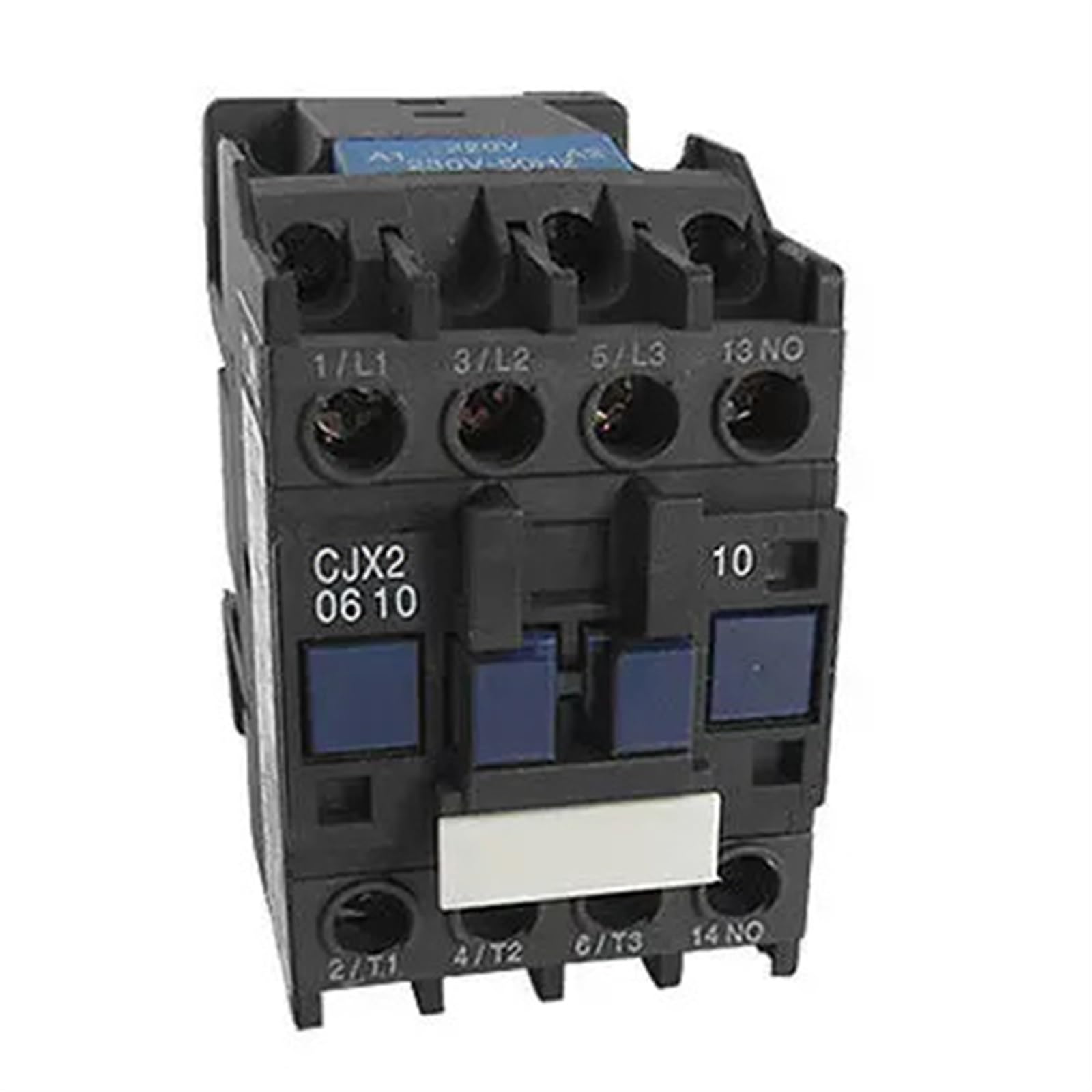 RWRAPS Contacteur Contacteur CA CJX2-0610 AC-380V 2,2KW 6A 3 Phases 3P+1NC 220 Volts Bobine