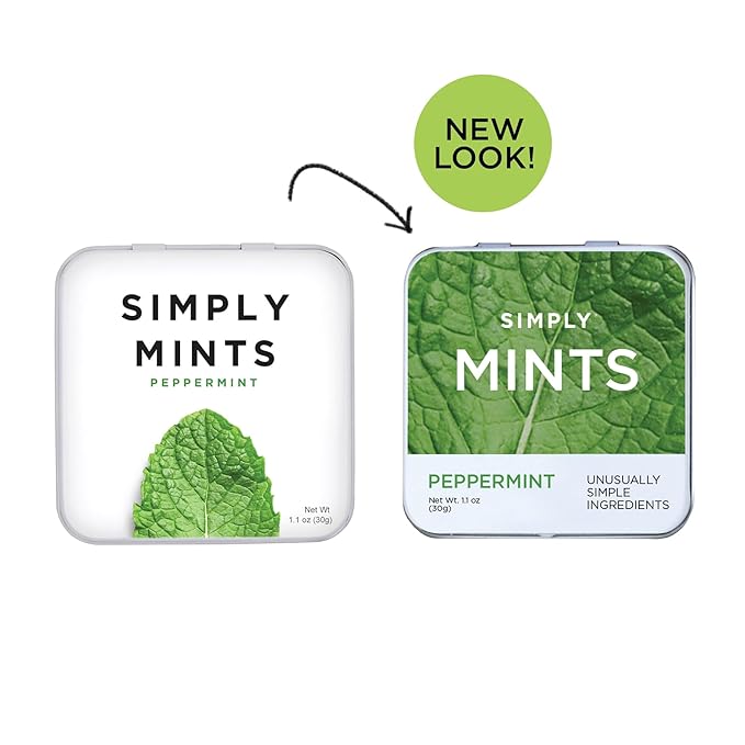 SIMPLY MINTS Caramelos de Menta Natural, Pack de 6 (180 Piezas), 6.6 oz miniatura 9