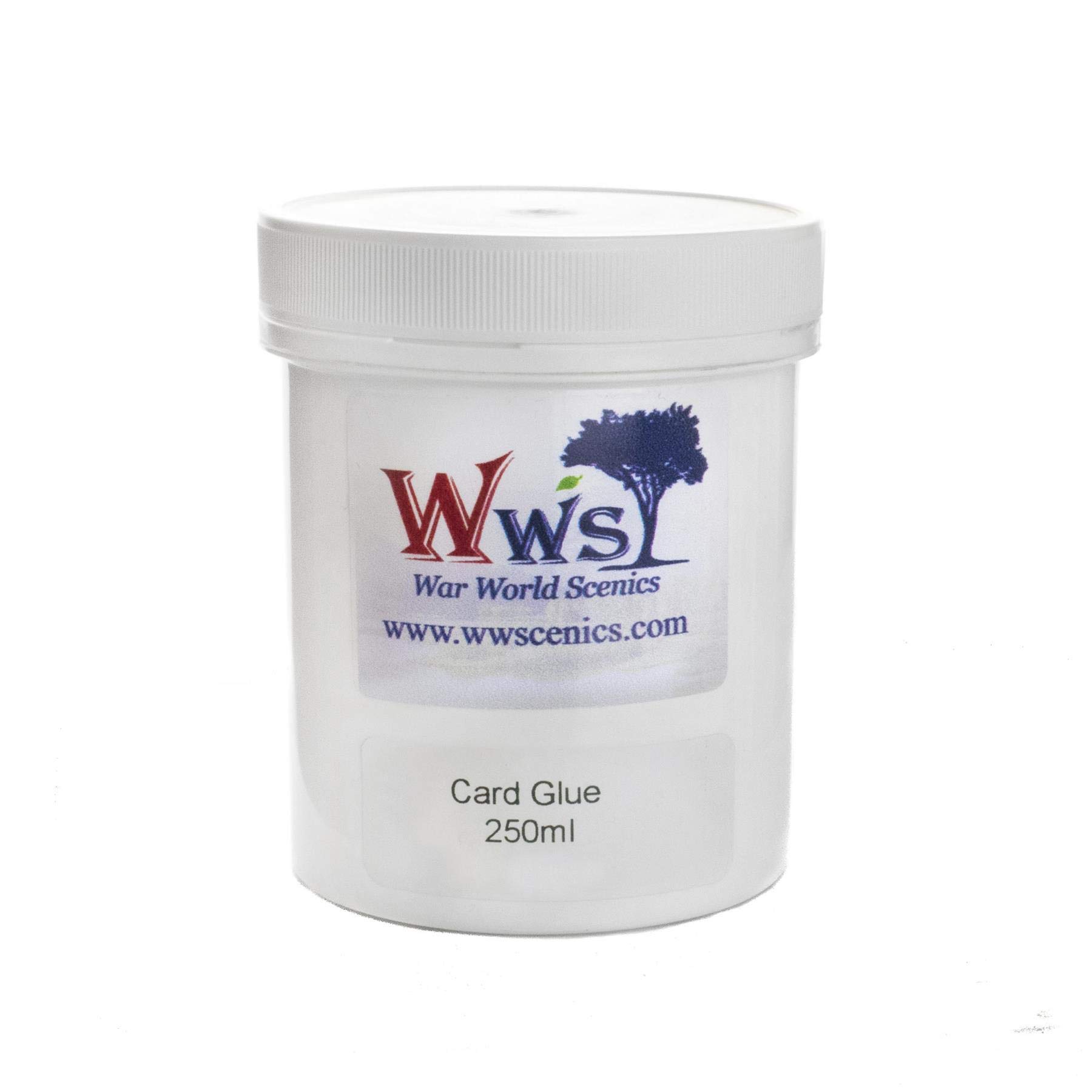 War World Scenics Card Glue 250ml for Model Railway Diorama Building Wargame Scenery Structures