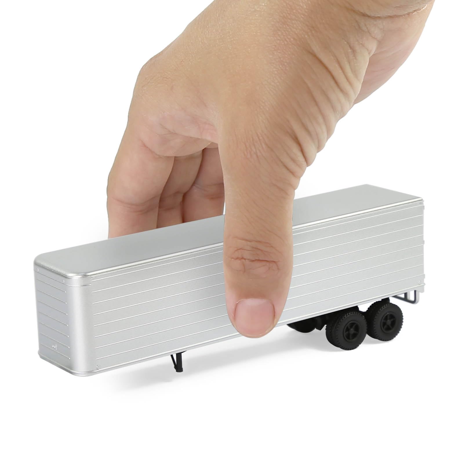 COSTCO トレーラー模型 ホワイト コストコ40ft海上冷凍付コンテナ&トレーラーコレクション台車鉄道模型