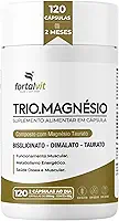 TRIO.MAGNÉSIO - Longa Duração: 2 Meses de Uso, Bisglicinato - Dimalato - Taurato, 260mg Alta Concentração,120 Cápsulas, Fortalvit