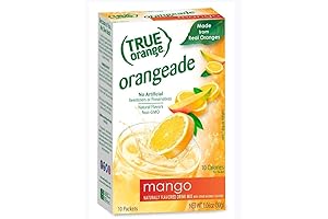 True Citrus Tropical Orange-Mango Powdered Drink Mix, 10 Packets (0.11 oz. each)...