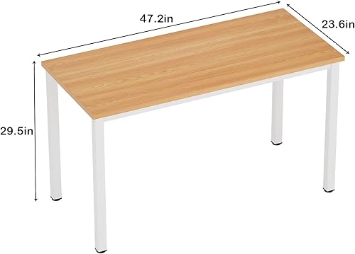 Miniatura 61 de Need Escritorio pequeño de 31.5 pulgadas resistente para espacios pequeños, escritorio de computadora para adolescentes, mesa de estudio, escritorio