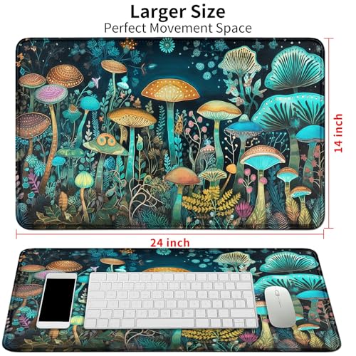 Image of Card Mat for MTG & TCG Playmat,Ushrooms Flowers