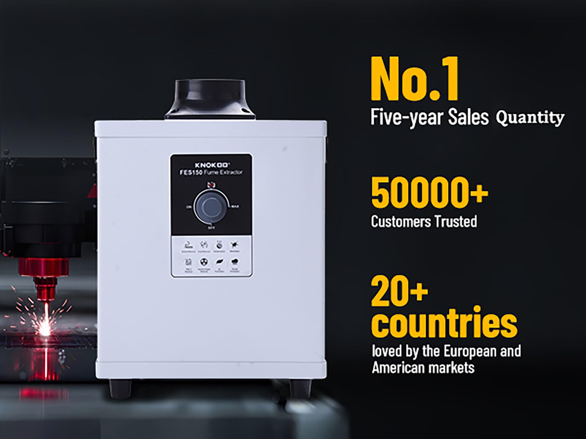 150W Mini Extractor de Humos de Soldadura Portátil FES150 Absorbente de Humo Purificador de aire Máquina de eliminación de cigarrillos de polvo Traje para salón de belleza y moxibustión