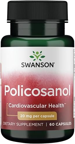 Miniatura 7 de Swanson Policosanol - Suplemento que ayuda a apoyar la salud cardiovascular, fórmula totalmente natural que ayuda a una buena salud y función