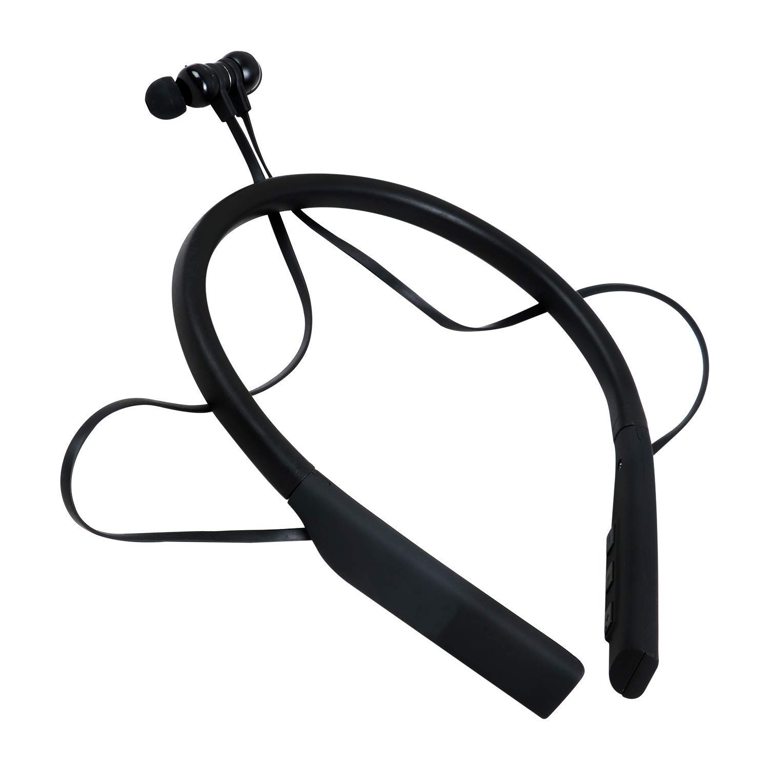 Allextreme MK-32 Wireless Neckband Stereo Earphone Bluetooth Headphone with Mic for Bikers Sports Riders (Random Colour)