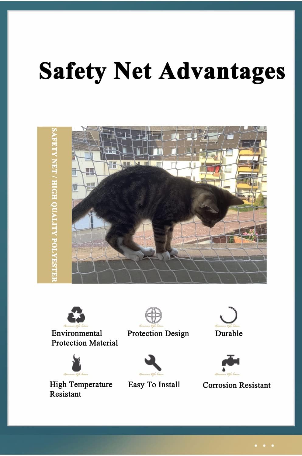 Bunk Bed Safety Net for Top Bunk, White Anti-Fall Netting, Knotless Fence Net for Balcony Banister Guard, Kids Playground Railing Protective Net(Size:1.5M×3M(5FT×9.8FT),Color:White)