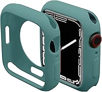 Vista 44 de Miimall Funda compatible con Apple Watch de 1.77 pulgadas, funda delgada de poliuretano termoplástico antiarañazos, funda protectora para Apple
