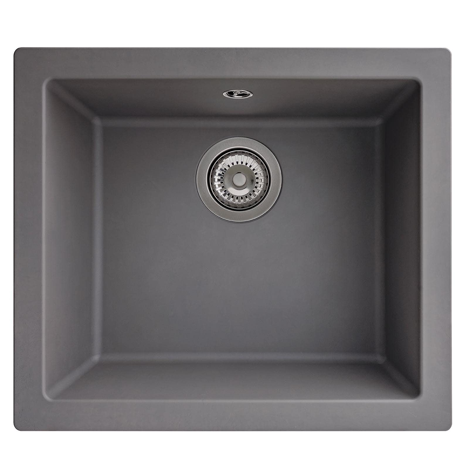 Buy SIA EVOGR 1.0 Bowl Grey Composite Inset/Undermount Kitchen Sink and