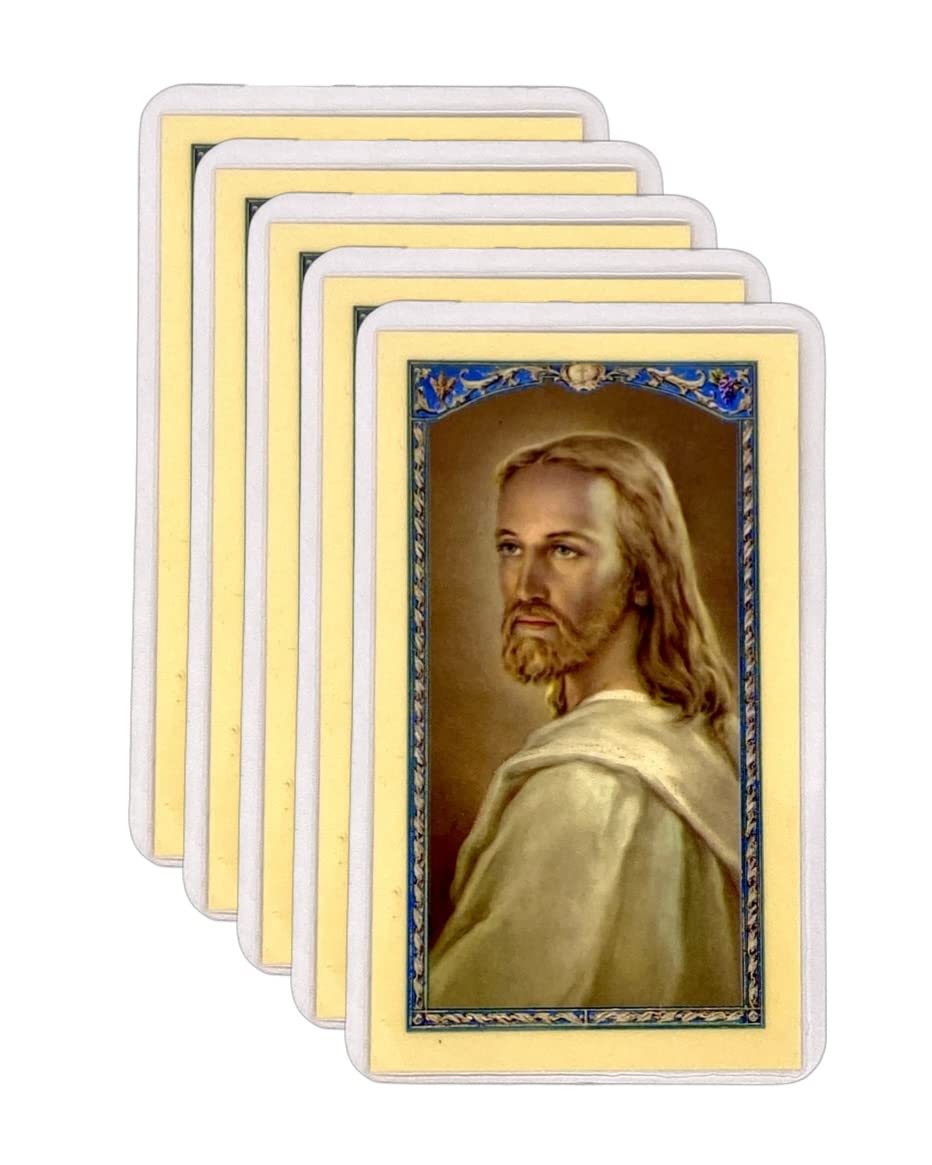 Prayer in Times of Economic Hardship Laminated Holy Card Set of 5