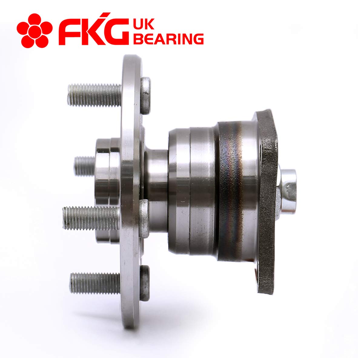 FKG 512018 Rear Wheel Bearing Hub Assembly fit for 1993-2002 Toyota Corolla, 1998-2002 Chevy Prizm, 1993-1997 Geo Prizm, 4 Lugs 4 Bolt Non Abs Set of 2