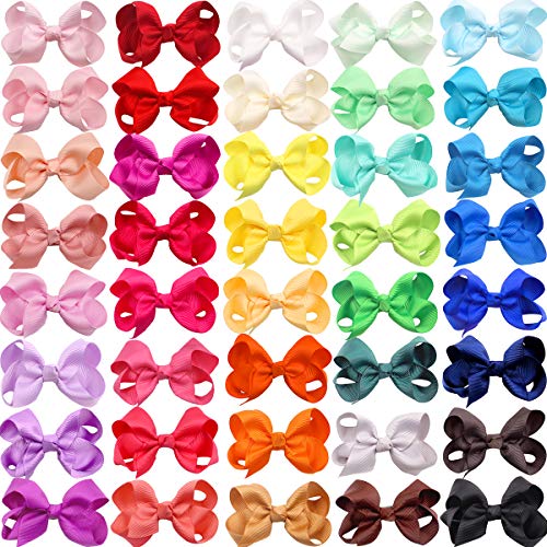 JOYOYO 40 Colors Boutique Grosgrain Ribbon Pinwheel 3