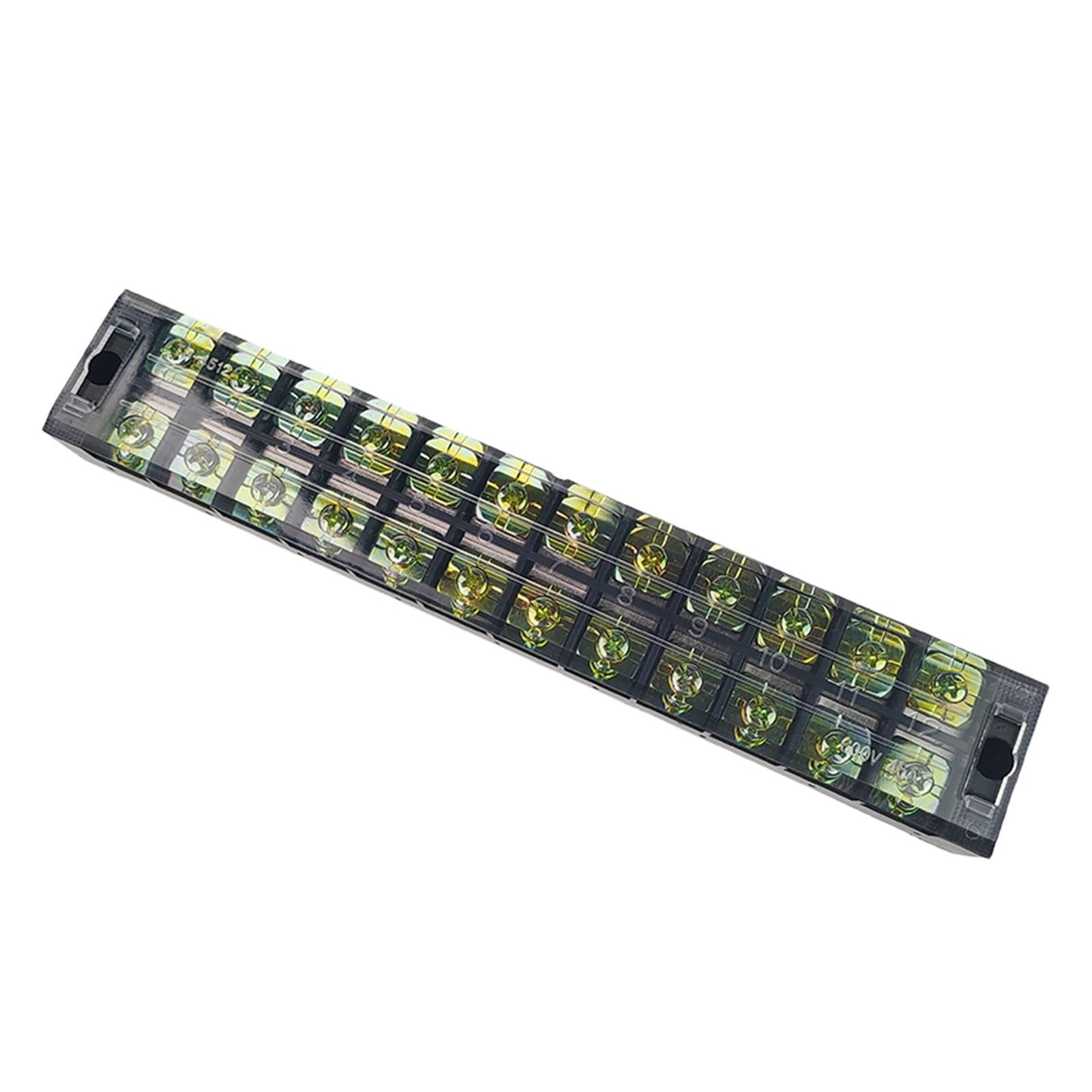 Bornier à vis de barrière TB4512 45A 600V double rangée isolée