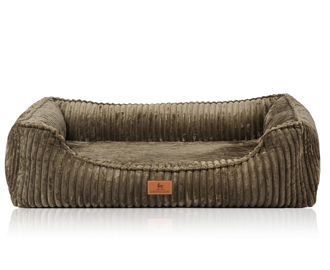 Knuffelwuff Cama ortopédica para perros Sedona XL, 105 x 75 cm, funda extraíble, lavable, para perros grandes, medianos y pequeños