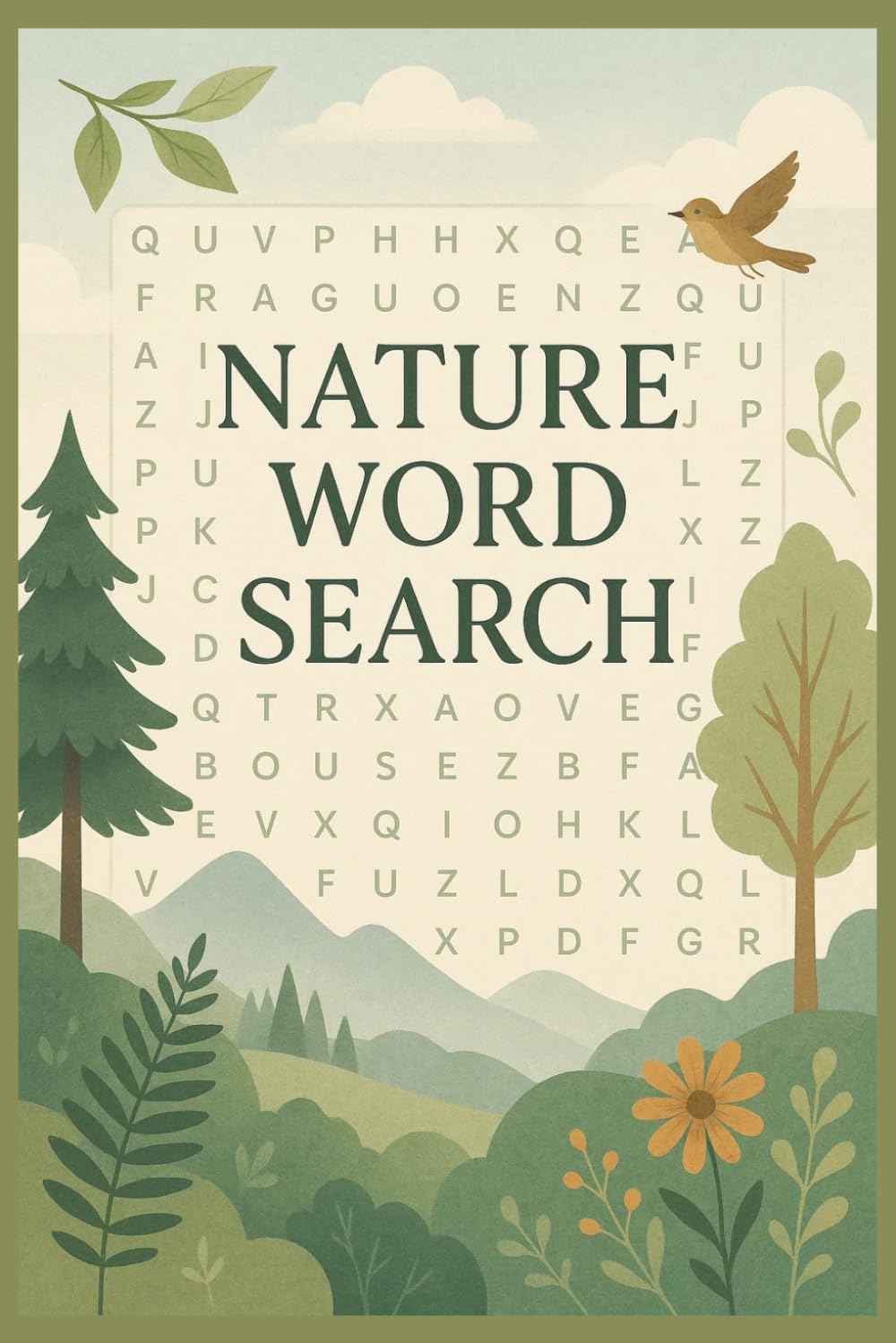 Nature Word Search: A Relaxing Puzzle Book Inspired by the Beauty of the Outdoors