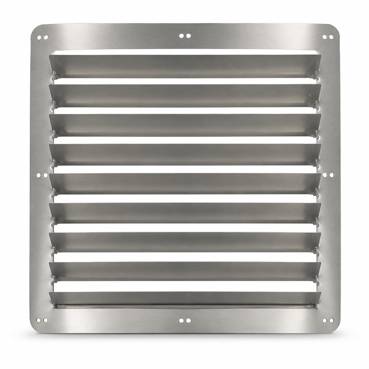 Deflettore Aria Condizionatore per Apparecchi Esterni Quadrato Acciaio Inox AC Paravento Deflettore Uscita Aria Deflettore per Condizionatore Esterno Griglia di Protezione contro Aria Diretta