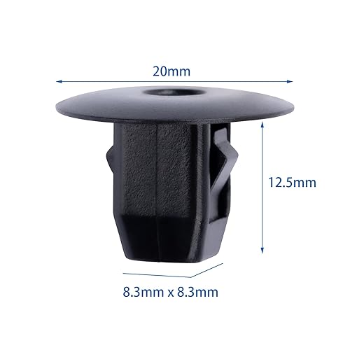 Miniatura 2 de OAUTOO 30PCS Fender Delantal Ojal Tuerca Clip Se Ajuste Tornillo de 0.197 in para Honda y Acura 90682-SEA-003