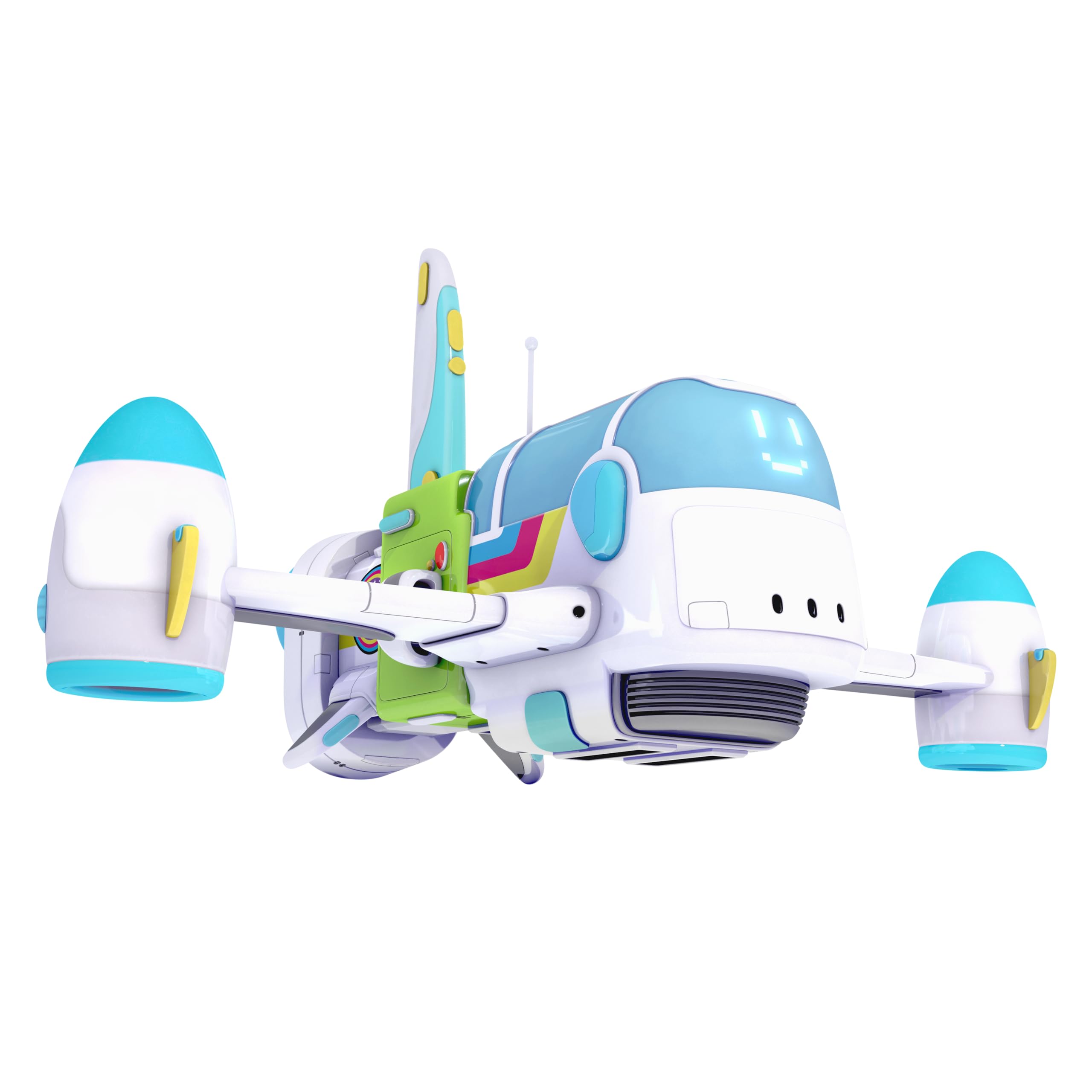 BANDAI - Wilde Ermittlungen – R.O.N Jet Box – Flugzeug mit 2 exklusiven Figuren und abnehmbaren Segelflugzeugen – Interaktives Fahrzeug für Kinder der Creature Cases Serie – Spielzeug für Kinder ab 3
