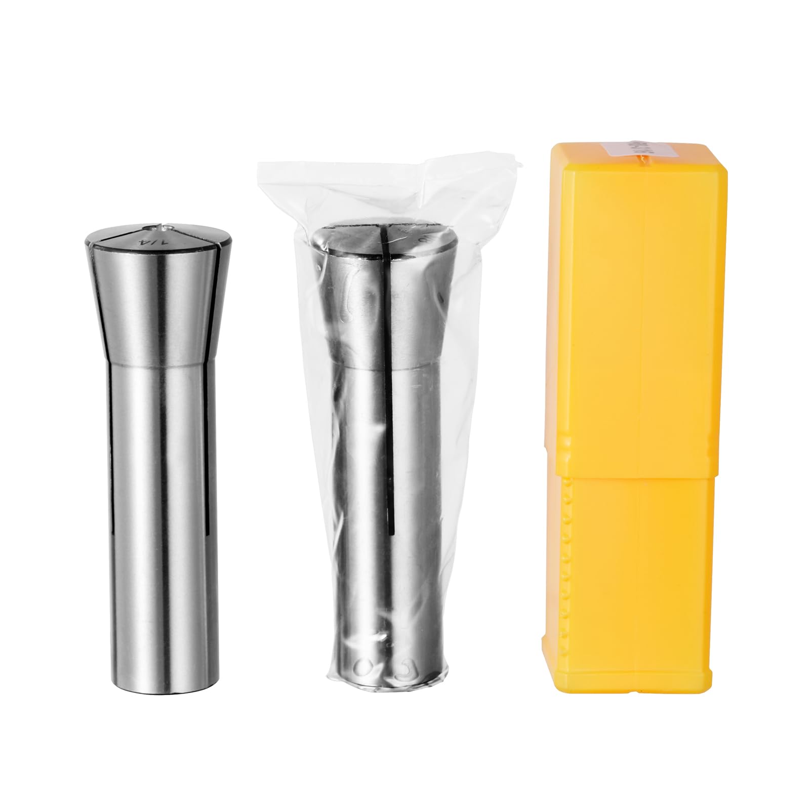 VEVOR Precyzyjny zestaw tulei zaciskowych R8, 1/8'' - 7/8'', 45# uchwyt zaciskowy ze stali stopowej 0.0 cm/30μm TIR z 13 oznakowanymi pudełkami do przechowywania, do frezarek, wiertarek, wytaczarek,