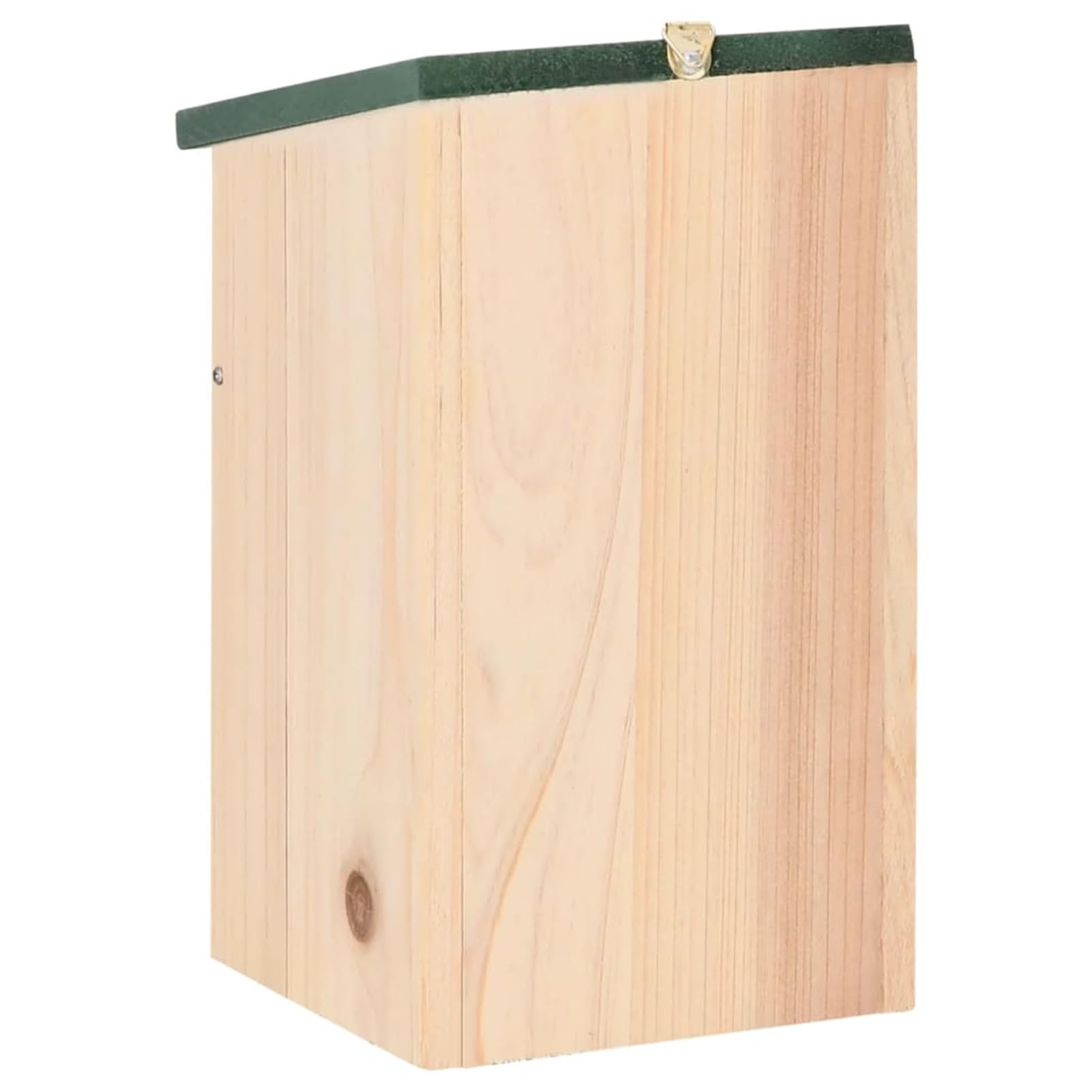 Homgoday Casette per uccelli, 4 pezzi, in legno, 12 x 12 x 22 cm, nido per uccelli, gabbie e supporti per uccelli per casa e giardino