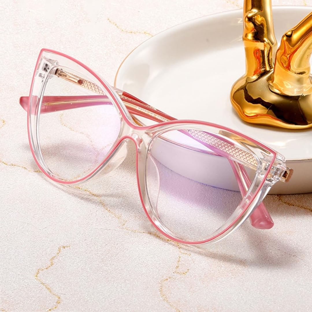 Gafas de sol transparentes con bisagra de moda y montura de primavera.