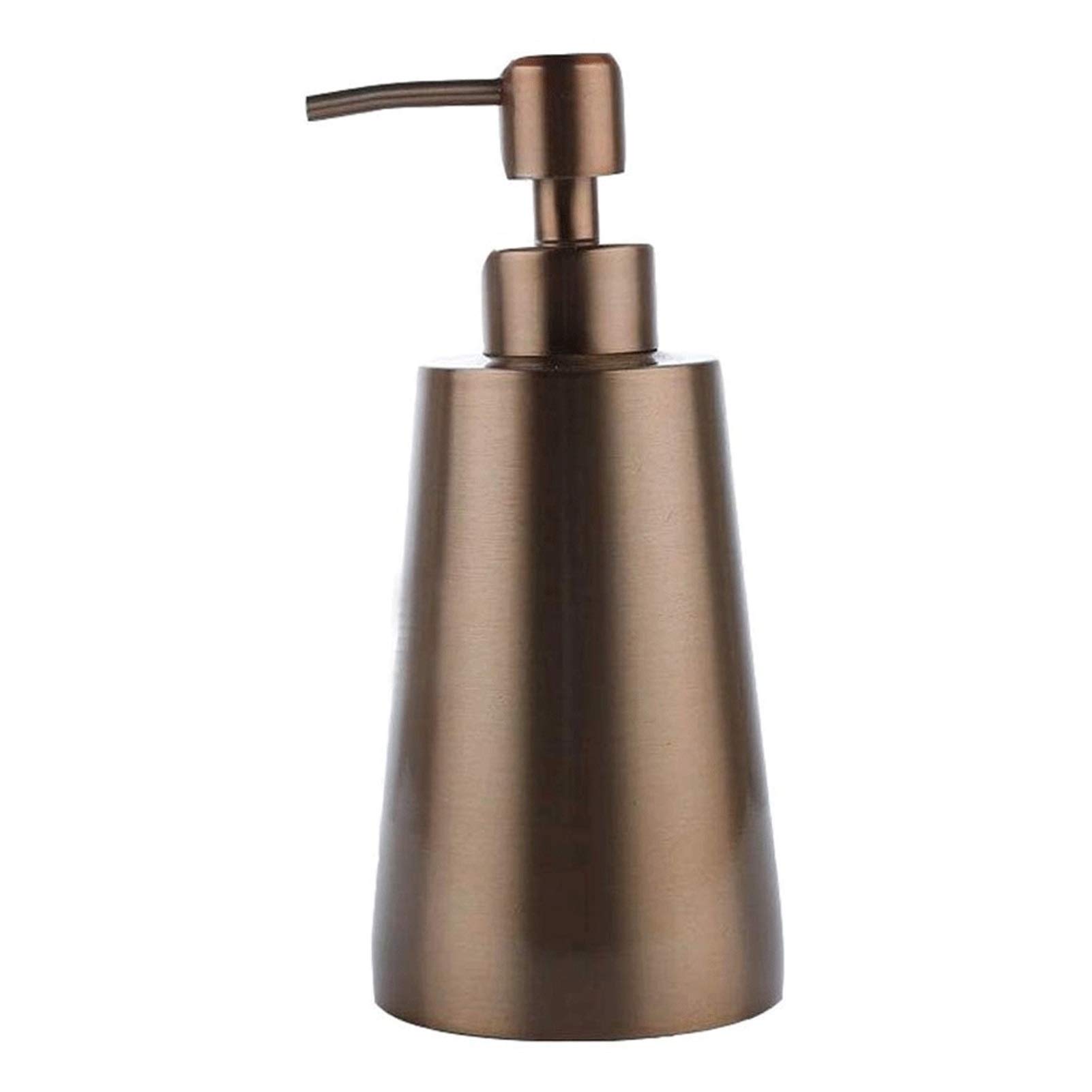 Soap Dispenser Bottle Lotion Dispenser Modern Metal Soap Dispenser Refillable Liquid Soap Dispenser Pump Bottle for Bathroom Vanity Countertop Kitchen Sink Liquid Dispenser Rose Gold Lotion Soap Disp