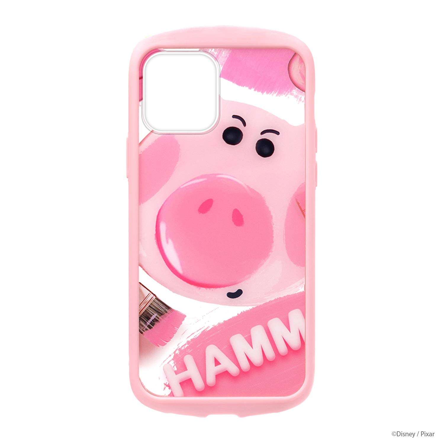 Premium Style iPhone 12 mini用 ガラスタフケース ハム PG-DGT20F07TOY