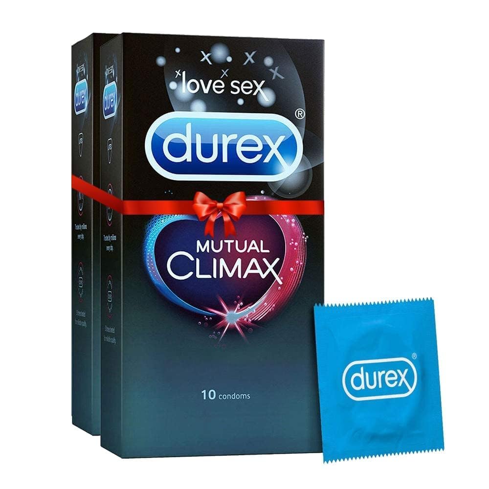 Durex Mutual Climax Condoms for Men & Women | Dotted | - 10 Count (Pack of 2)-picture-6