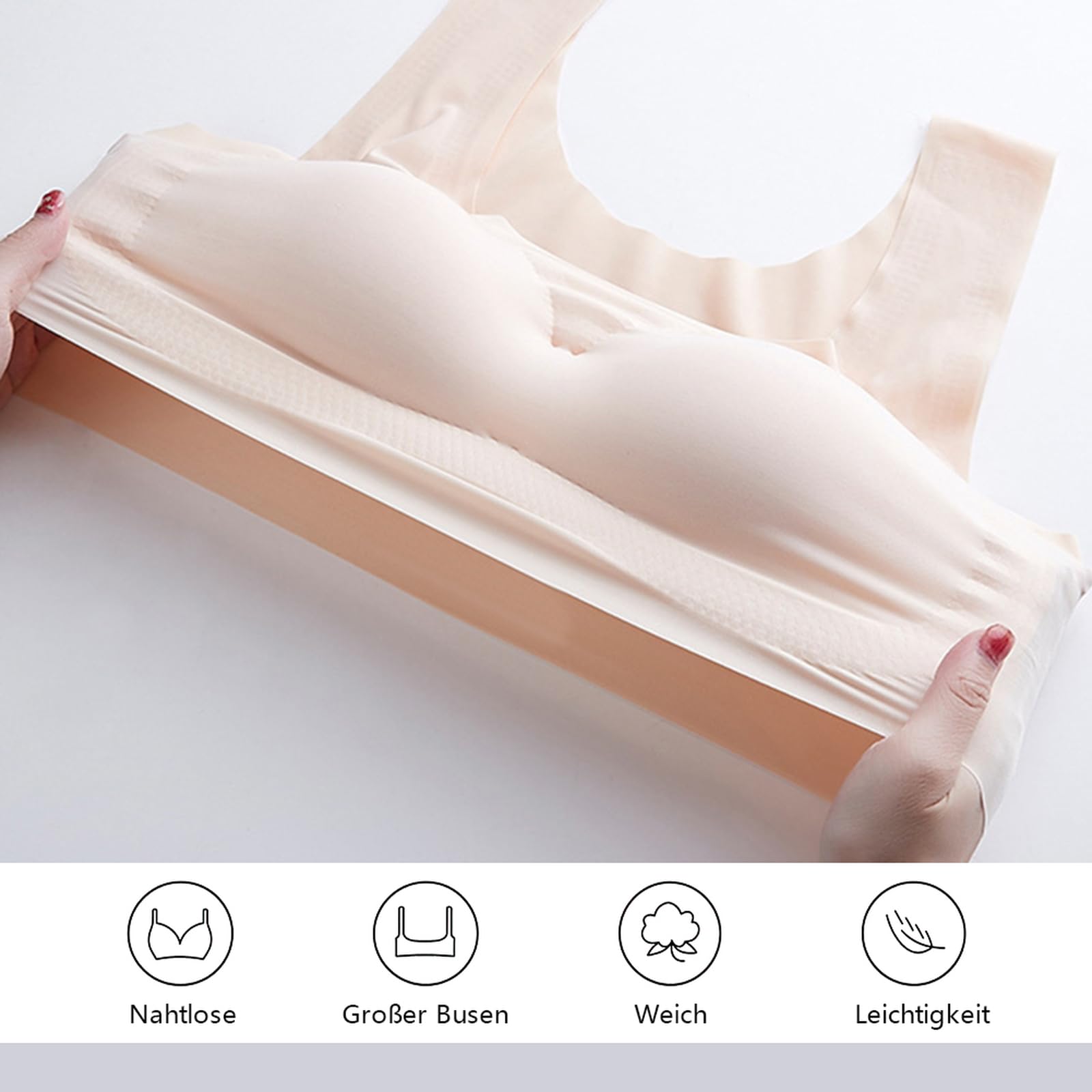 Brassiere Sport Femme sans Armature Brassière sans Couture
