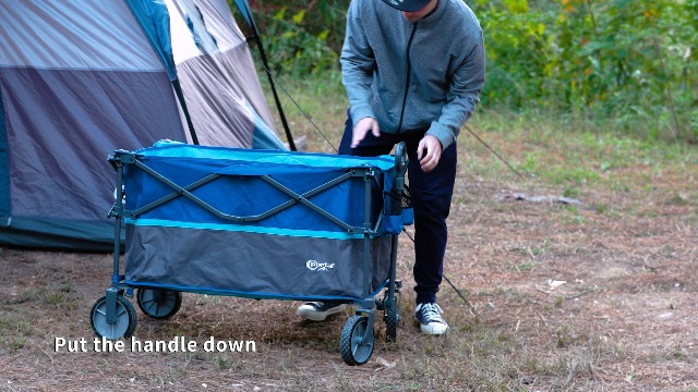 Faltbare Wagenseitentasche Für Klappwagen – 900D Oxford, Mit Netztasche, Für Camping & Garten (Grün)