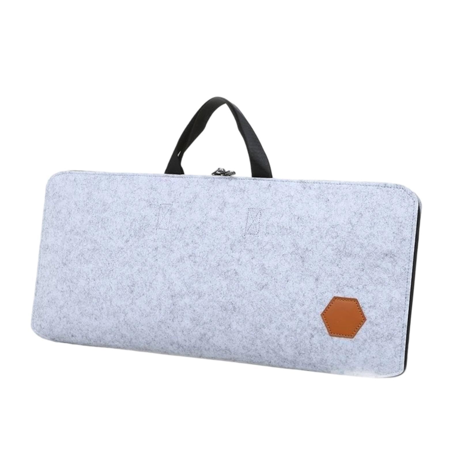 Felt Keyboard Storage Bag Mobile Office with Zipper Stylish PC Keyboard Case Light Gray|Keyboards & Keypads|Computers/Tablets & Networking-image-35