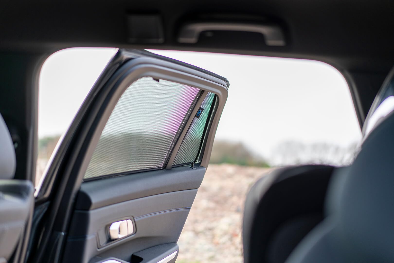 CAR SHADES Set (Porte Posteriori) Compatibile con BMW Serie 3 G21 Touring 2019- (4-Parti) Tendine Parasole su Misura