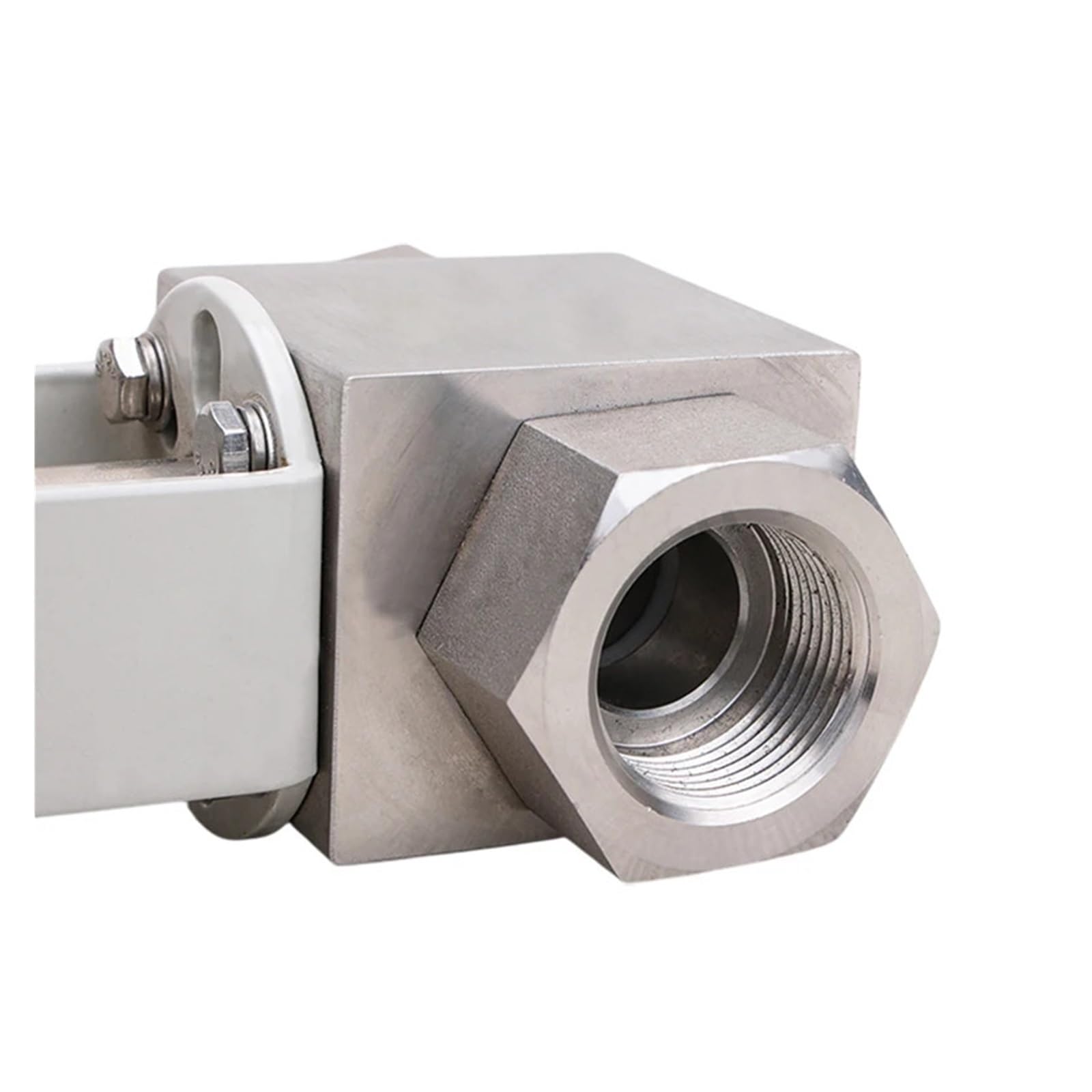 Valvola a sfera bidirezionale pneumatica ad alta pressione con filettatura femmina in acciaio inossidabile 304, valvola idraulica di livello industriale(3/8")