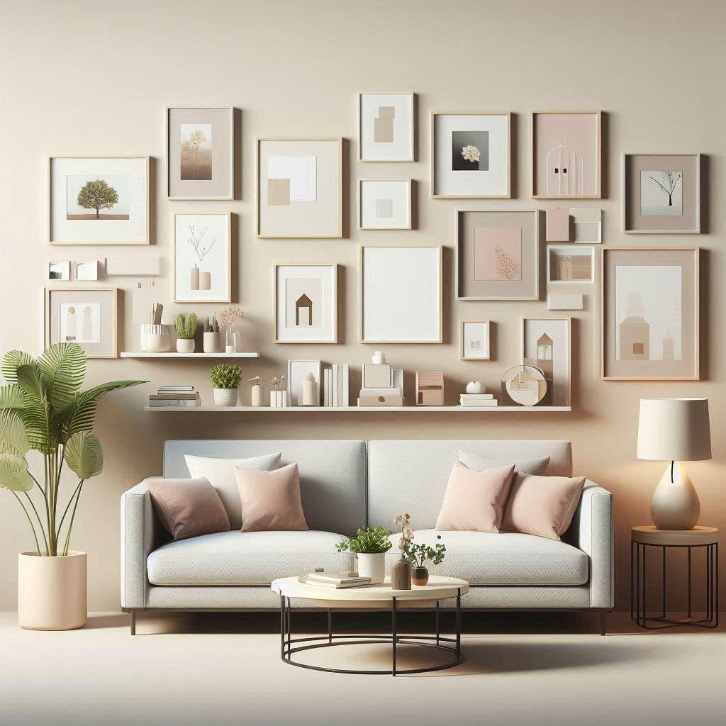 K&L Wall Art Pintura mate para paredes interiores grises, moderna protección de pared, cubo de pintura de 2,5 litros
