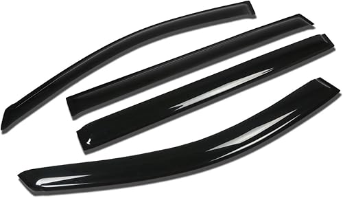 Auto Dynasty Rain Guards - Cinta adhesiva compatible con Toyota Sienna 2005-2010, deflector acrílico para ventana