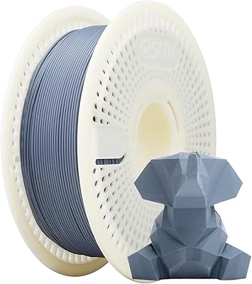 17 – eSUN Matte PLA Refilament 1.75mm and Upgarded eSpool+ Set, Reusable and Removable Filament Spool Replacement with 3D Printer Refill Matte PL…