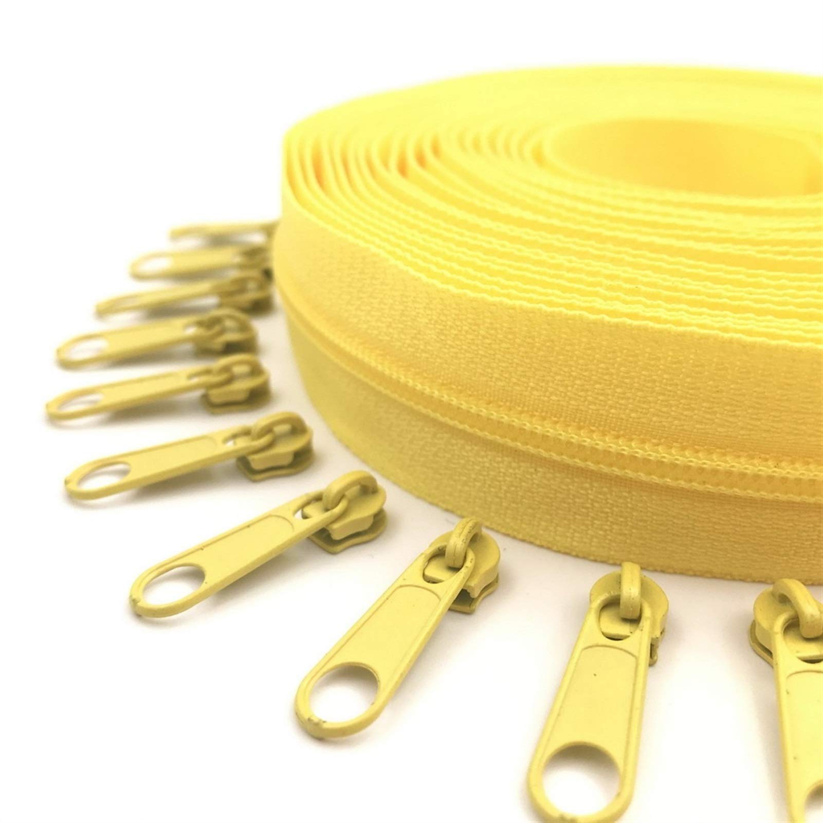 Shuxiang-Fermetures éclair, 10pcs / Lot Zippers De Bobine De Nylon, Accessoires De Vêtements De Couture Bricolage, Pour Adapter à Coudre Sur Mesure Zippers De Nylon, DIY Outils De Couture