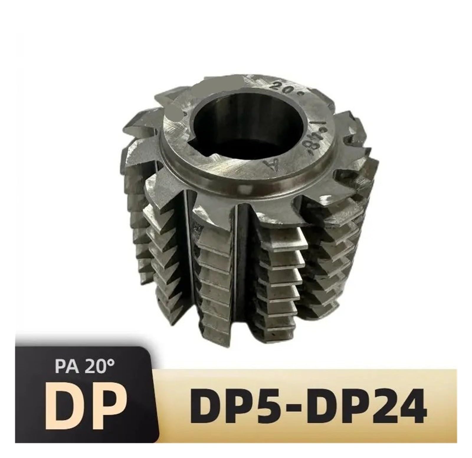 Fresa de engranajes, HSS6542 Ángulo de presión 20 grados Grado A DP5-DP24(DP14-55x50x22)