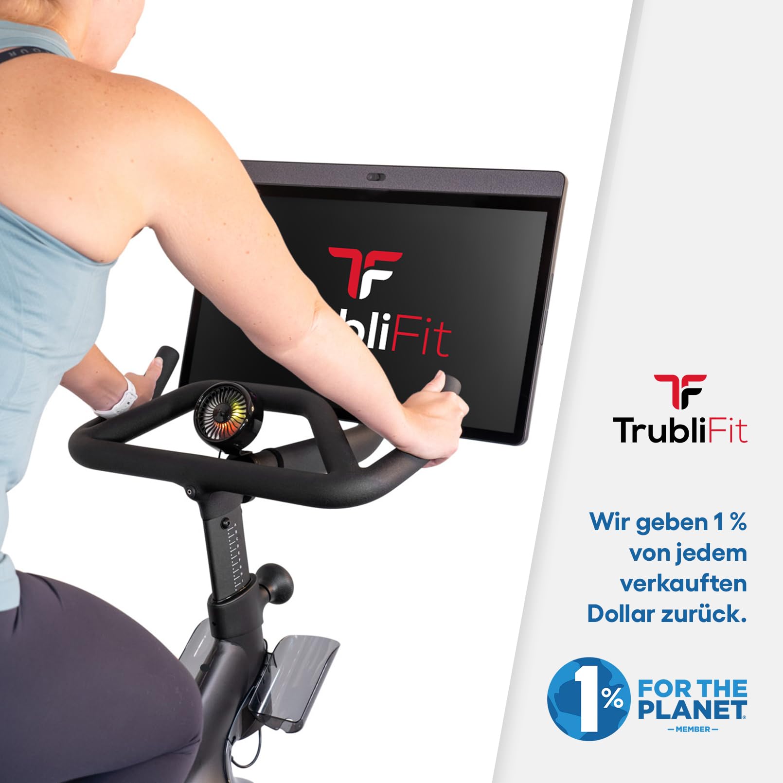 TrubliFit Ventilator für Peloton Bike & Peloton Laufband – Zubehör für Peloton – Passend für Original Bike, Bike+ oder Tread – Keine Batterien oder Aufladen erforderlich