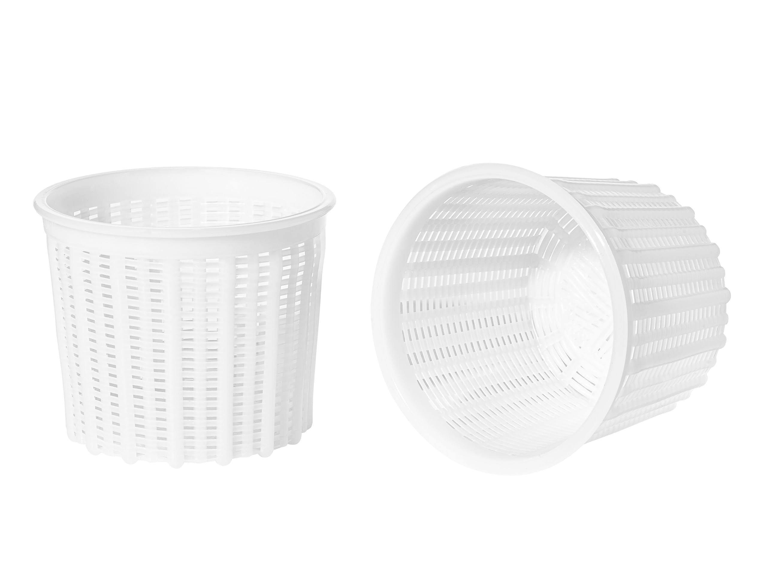 Cheese Moulds for Cottage Cheese - Round, Plastic Cheese Form, (9.2x8cm)