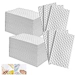 Magic Sponge Eraser Sheets, 96Pcs All-Purpose White Melamine Sponge Cleaner Convex Point Sheet, Thin Disposable Magic Cleaning Pads Wipes for Furniture Kitchenware, Hard-to-Reach Places, Shoe
