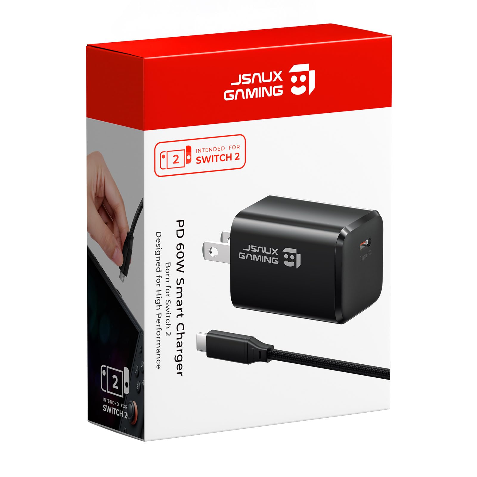 Amazon.com: JSAUX 60W USB C Charger for Nintendo Switch 2 Support